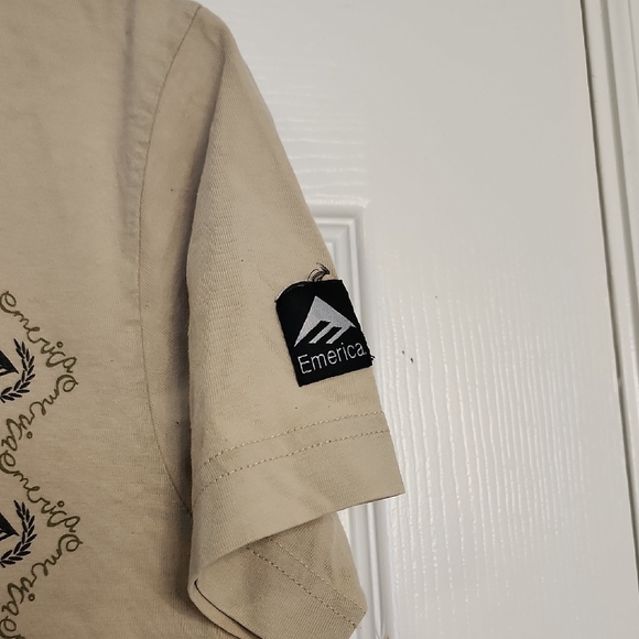 Emerica. Tan Graphic Short Sleeve Tee - Picture 4 of 9